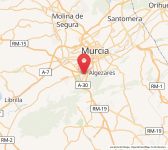 Map of El Palmar, Murcia