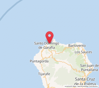 Map of El Palmar, Canary Islands