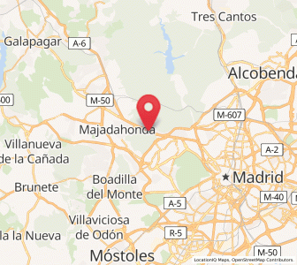 Map of El Plantío, Madrid