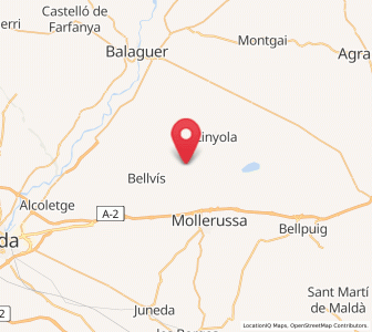 Map of el Poal, Catalonia