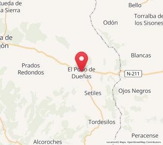 Map of El Pobo de Dueñas, Castille-La Mancha