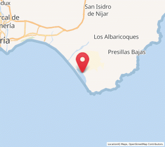 Map of El Pozo del Cabo, Andalusia