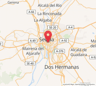 Map of El Prado-Parque Maria Luisa, Andalusia