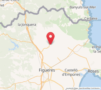 Map of el Priorat, Catalonia