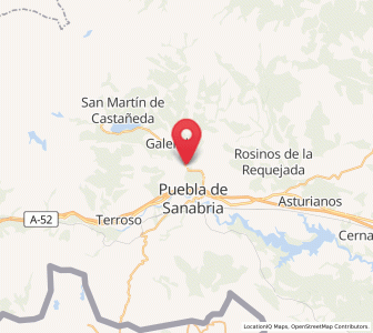 Map of El Puente, Castille and León
