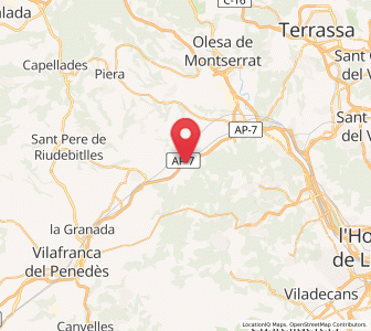 Map of El Puig, Catalonia