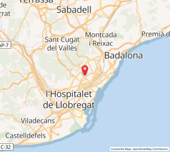 Map of el Putxet i el Farró, Catalonia