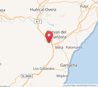 Map of El Real, Andalusia