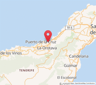Map of El Rincón, Canary Islands