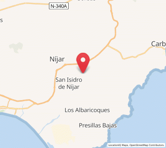Map of El Rodón, Andalusia