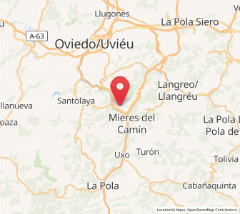 Map of El Rollo, Asturias