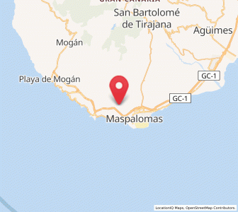 Map of El Salobre, Canary Islands