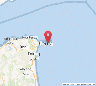 Map of El Sarchal, Ceuta