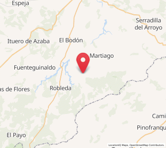 Map of El Saúgo, Castille and León