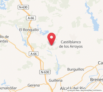 Map of El Serrano, Andalusia