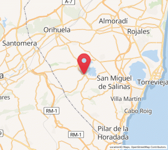 Map of El Tocino, Valencia