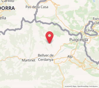 Map of Éller, Catalonia