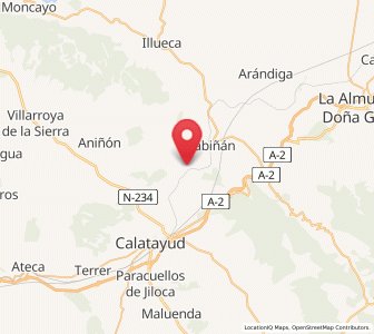 Map of Embid de la Ribera, Aragon