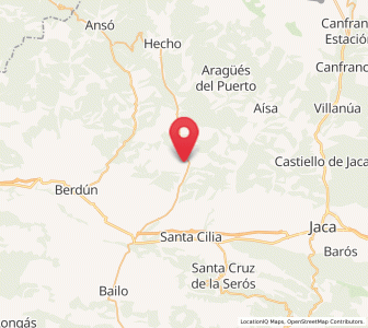 Map of Embún, Aragon