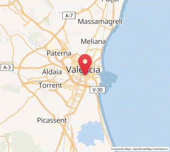 Map of En Corts, Valencia