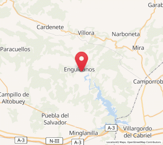 Map of Enguídanos, Castille-La Mancha