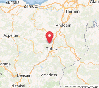 Map of Enparantza, Basque Country