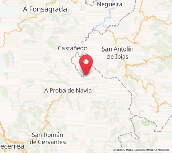 Map of Envernallas, Galicia