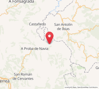 Map of Envernallúas, Galicia
