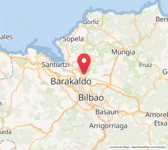 Map of Erandiogoikoa, Basque Country