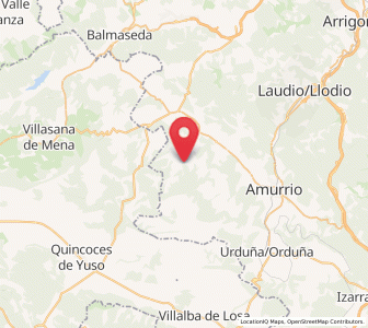 Map of Erbi, Basque Country