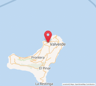 Map of Erese, Canary Islands
