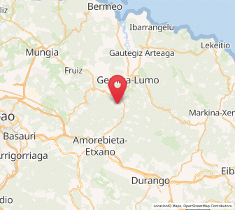 Map of Errekatxu, Basque Country