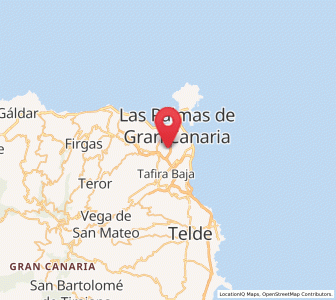 Map of Escaleritas, Canary Islands