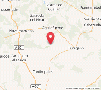 Map of Escalona del Prado, Castille and León