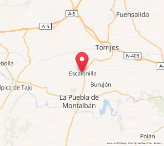 Map of Escalonilla, Castille-La Mancha