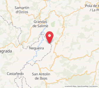 Map of Escanlar, Galicia