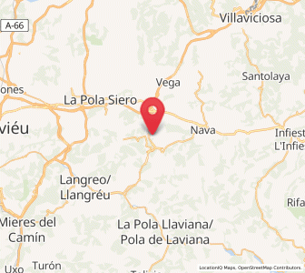 Map of Escobal, Asturias