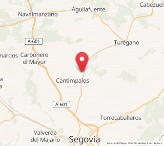 Map of Escobar de Polendos, Castille and León