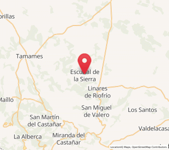 Map of Escurial de la Sierra, Castille and León
