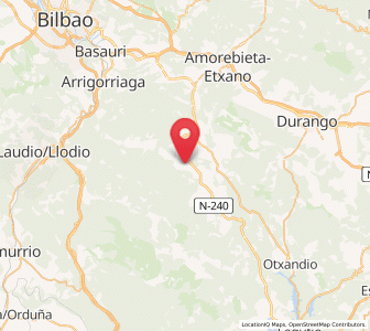 Map of Esparta, Basque Country