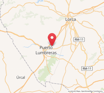Map of Espartal y Mirones, Murcia