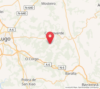 Map of Espasande, Galicia