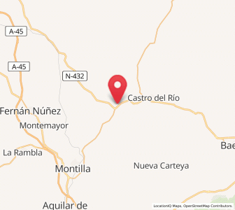 Map of Espejo, Andalusia