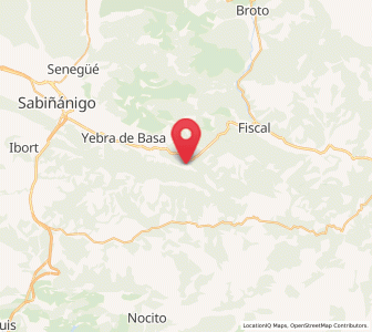 Map of Espín, Aragon
