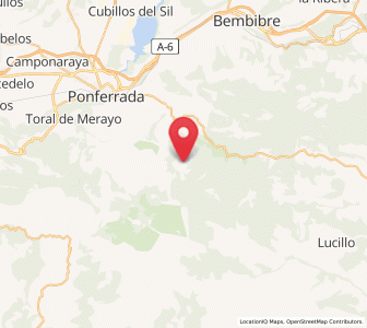 Map of Espinoso de Compludo, Castille and León