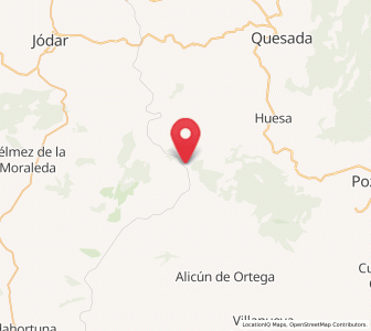 Map of Estación de Huesa, Andalusia