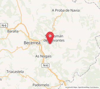 Map of Estrada, Galicia