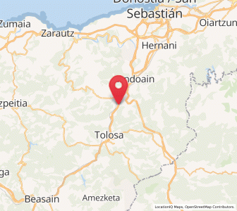 Map of Etxeondo, Basque Country