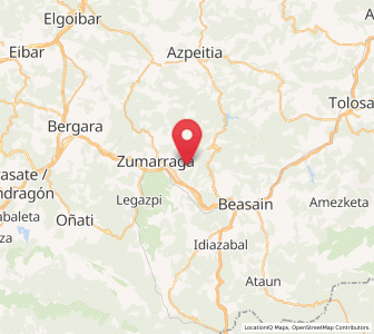 Map of Ezkio, Basque Country