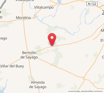 Map of Fadón, Castille and León